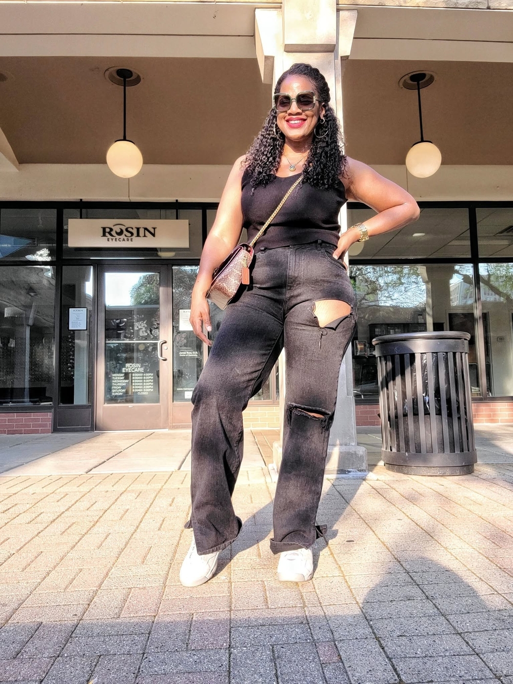 PRETTYLITTLETHING High-Rise Black Ripped Jeans - Stylish Everyday Look